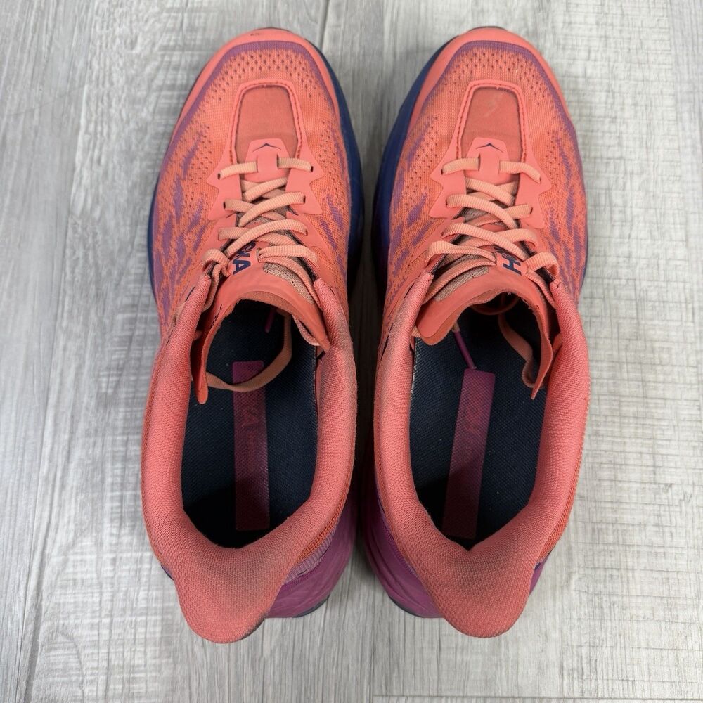 HOKA ONE ONE SPEEDGOAT 5 WOMEN'S FESTIVAL FUSCHIA CAMELLIA US 10 B HIKING H - Picture 6 of 12